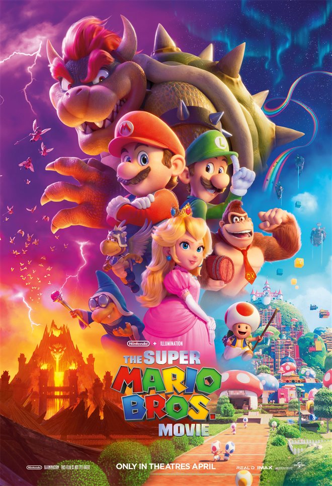 The Super Mario bros Movie poster missing
